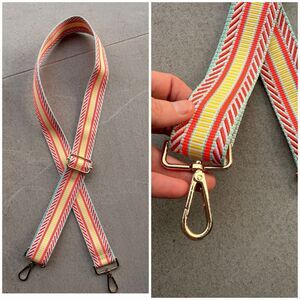 Crossbody Shoulder Strap Wide Blue Orange Yellow Camera Handbag Replacement